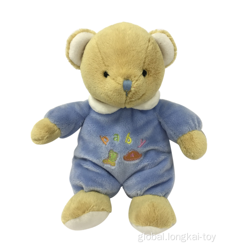 Plush Toy Stuffed Bear Plush Bear In Blue Cloth Manufactory